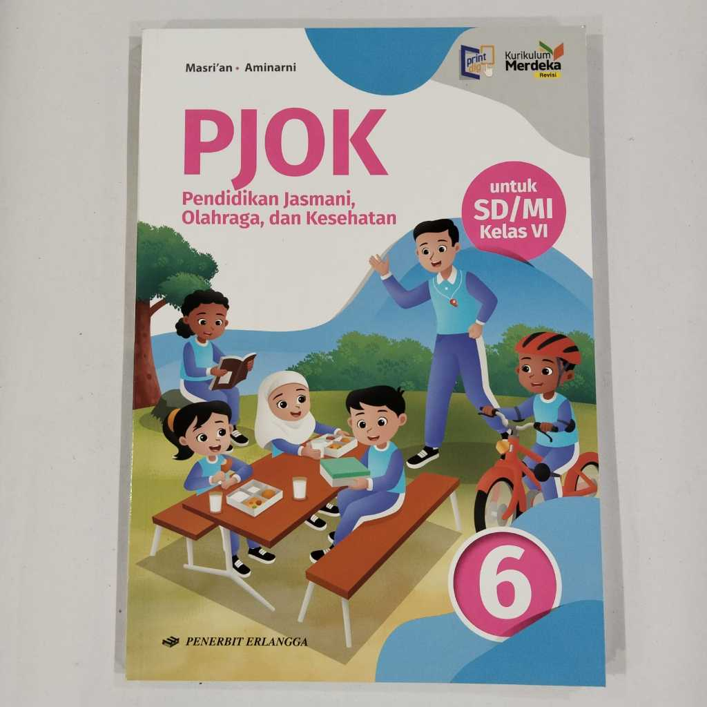 PJOK KELAS 6 SD PENERBIT ERLANGGA KURIKULUM MERDEKA | PENJASKES KELAS 6 ERLANGGA KURMER