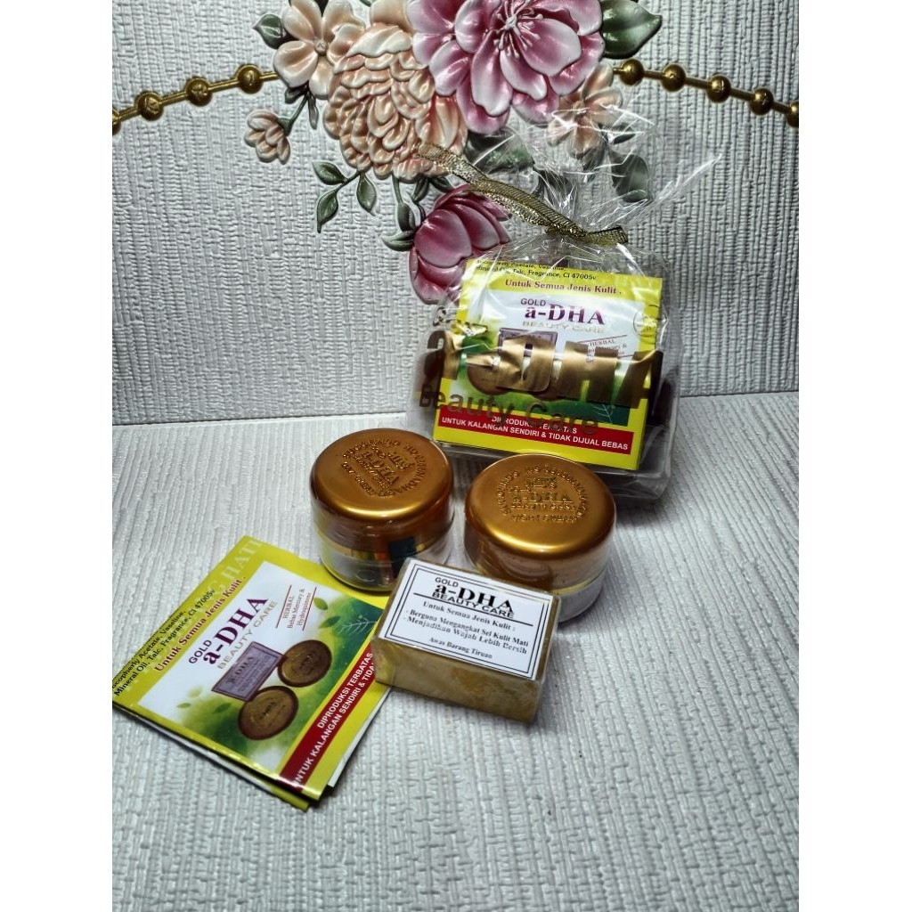 1 Paket Cream a-DHA Gold Mds Asli