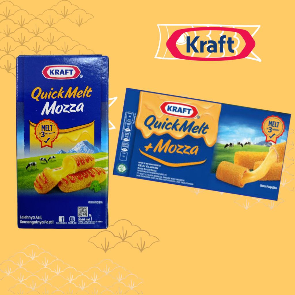 

KRAFT Quick Melt Mozza Keju 165g Box