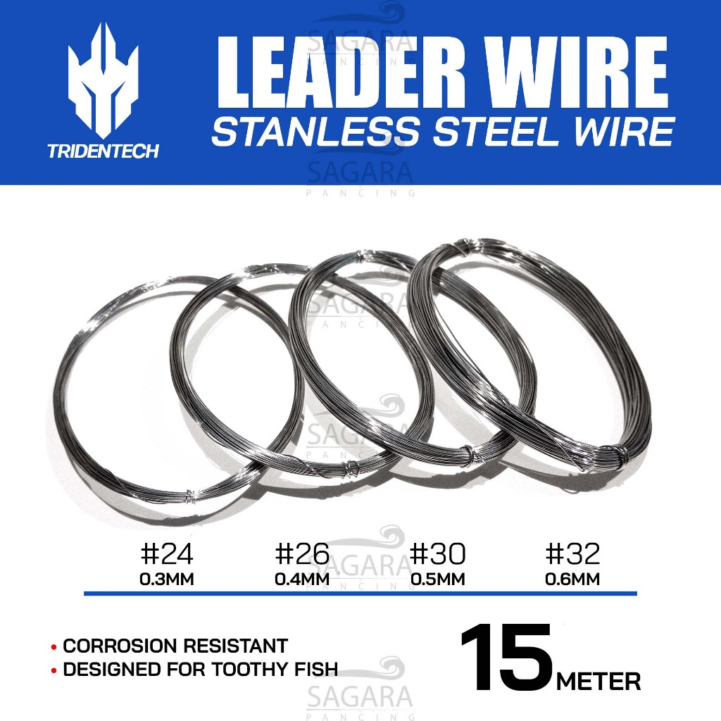 Kawat Barlen | Tridentech Leader Wire | Kawat Pancing Bukan Serabut