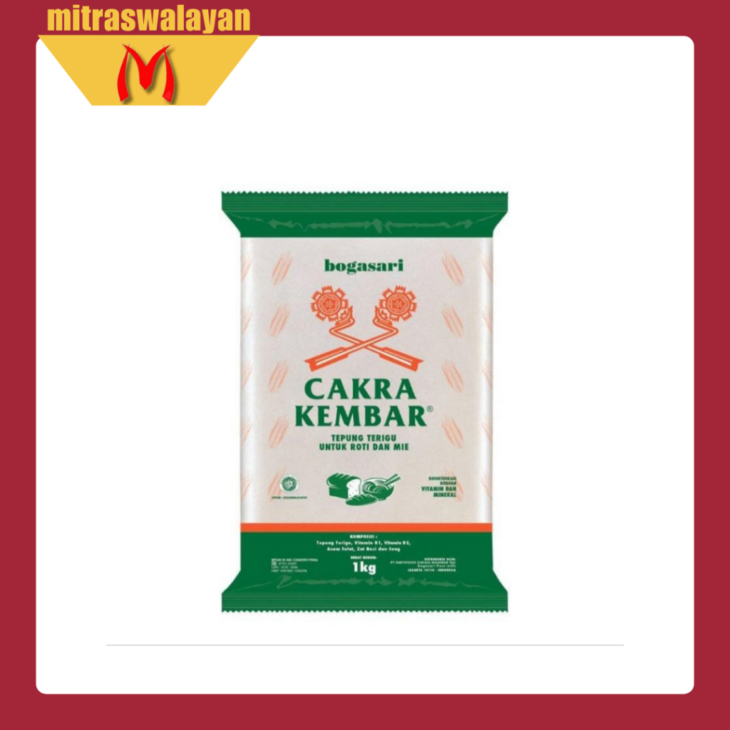 

Cakra Kembar Tepung Terigu Kemasan 1 kg