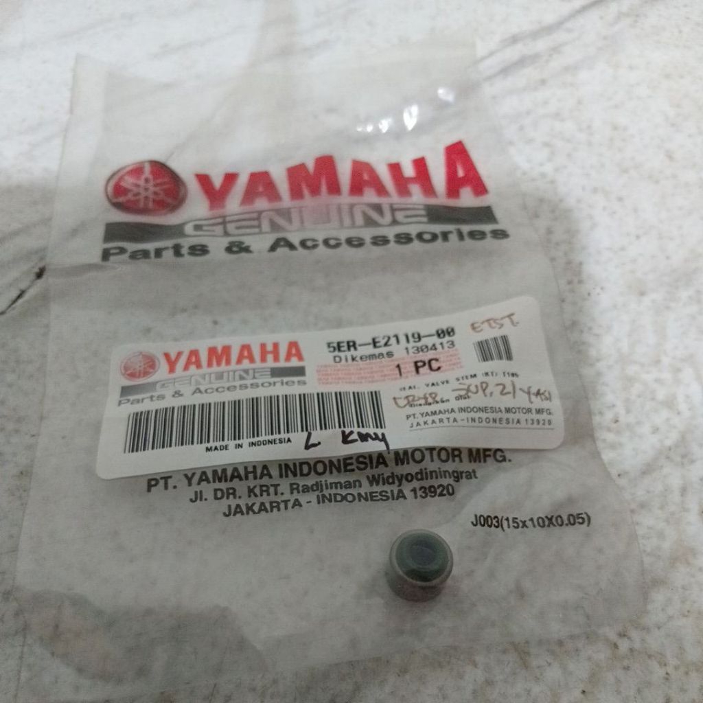 Seal Klep Jupiter Z, Crypton, Vega R Original Asli Yamaha 1pcs