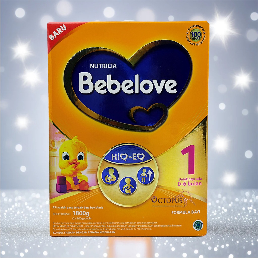 1 PAK X 1.800 GRAM BEBELOVE 1 SUSU BAYI 0-6 BULAN