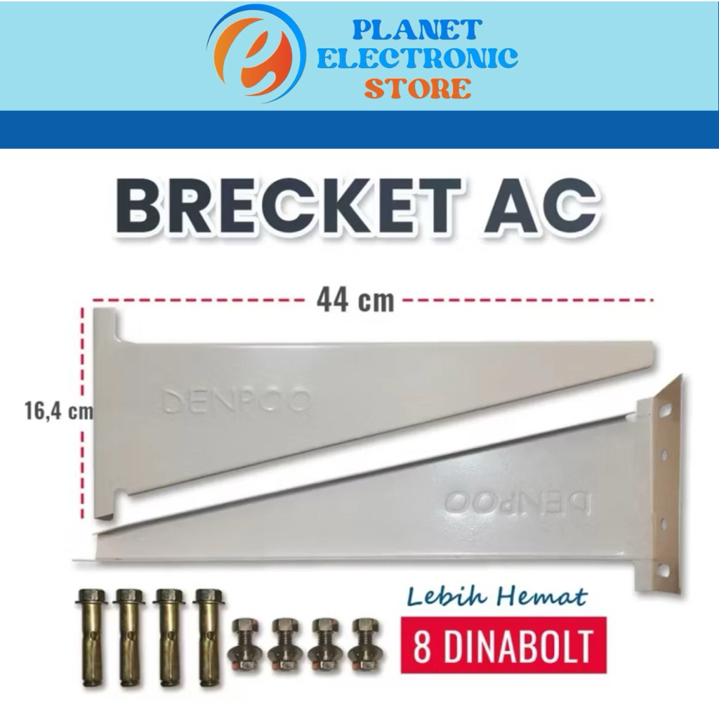 Bracket AC Denpoo Outdoor 1/2 PK, 3/4 PK sampai 1 PK / Dudukan AC Outdoor Tebal Merk Denpoo