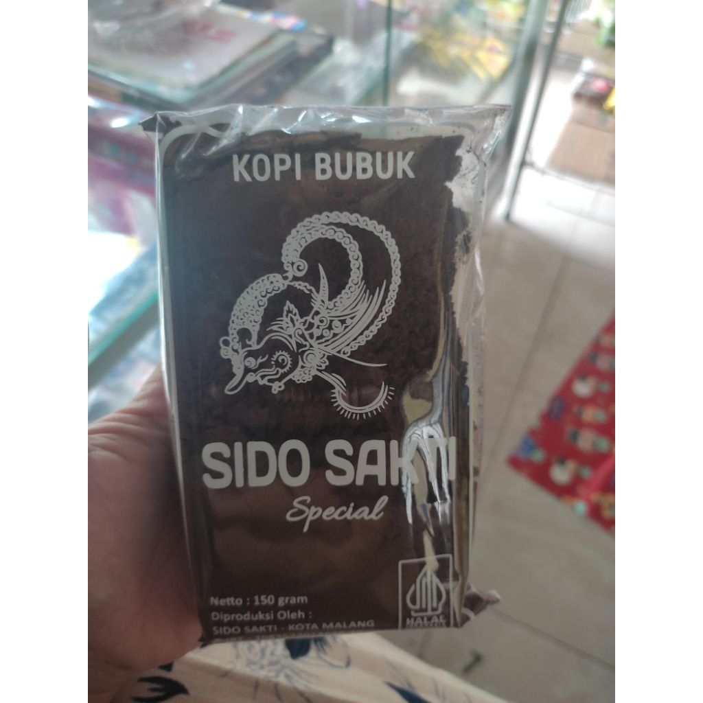 

Kopi Bubuk Sido Sakti Spesial 150gr