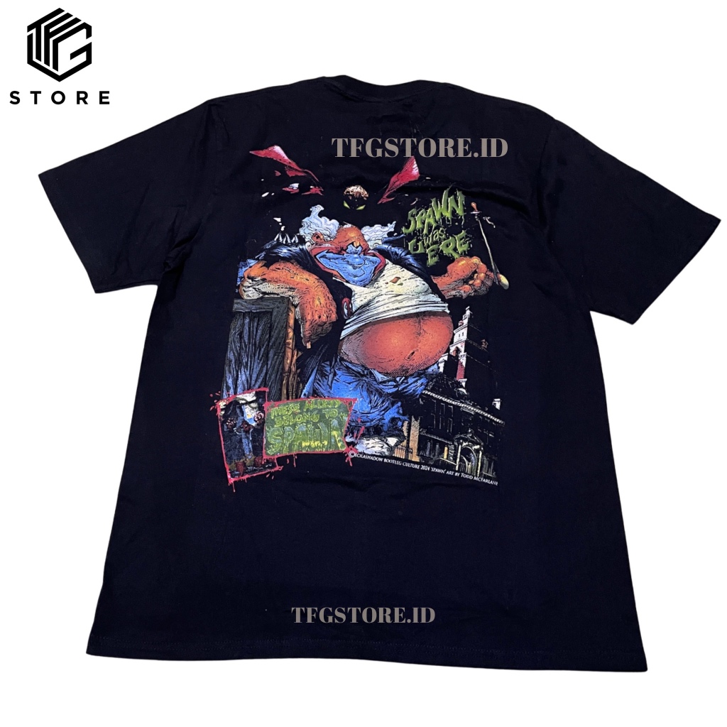 Spawn Violator Clown Image Comics Todd McFarlane Tshirt Tee Bootleg Premium Kaos XL