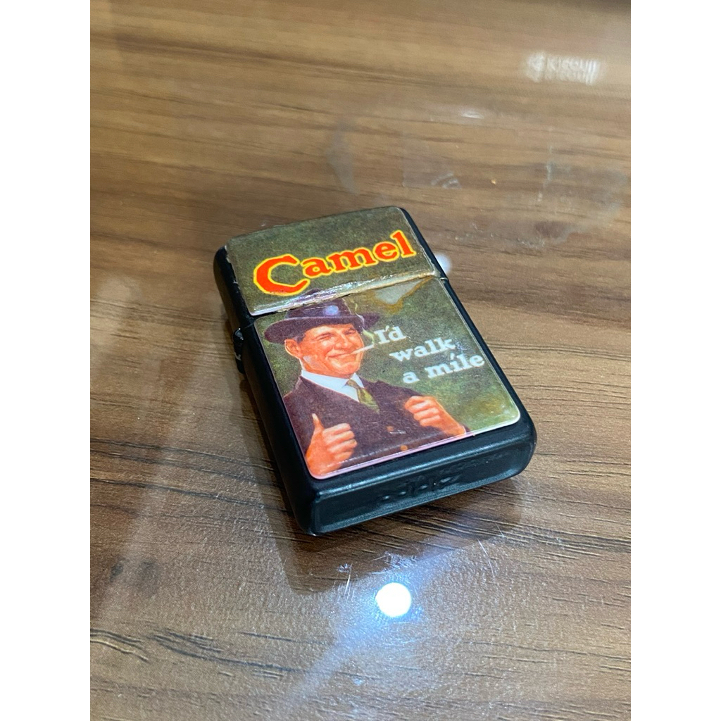 Zippo Original Camel I'd Walk a Mile Emblem