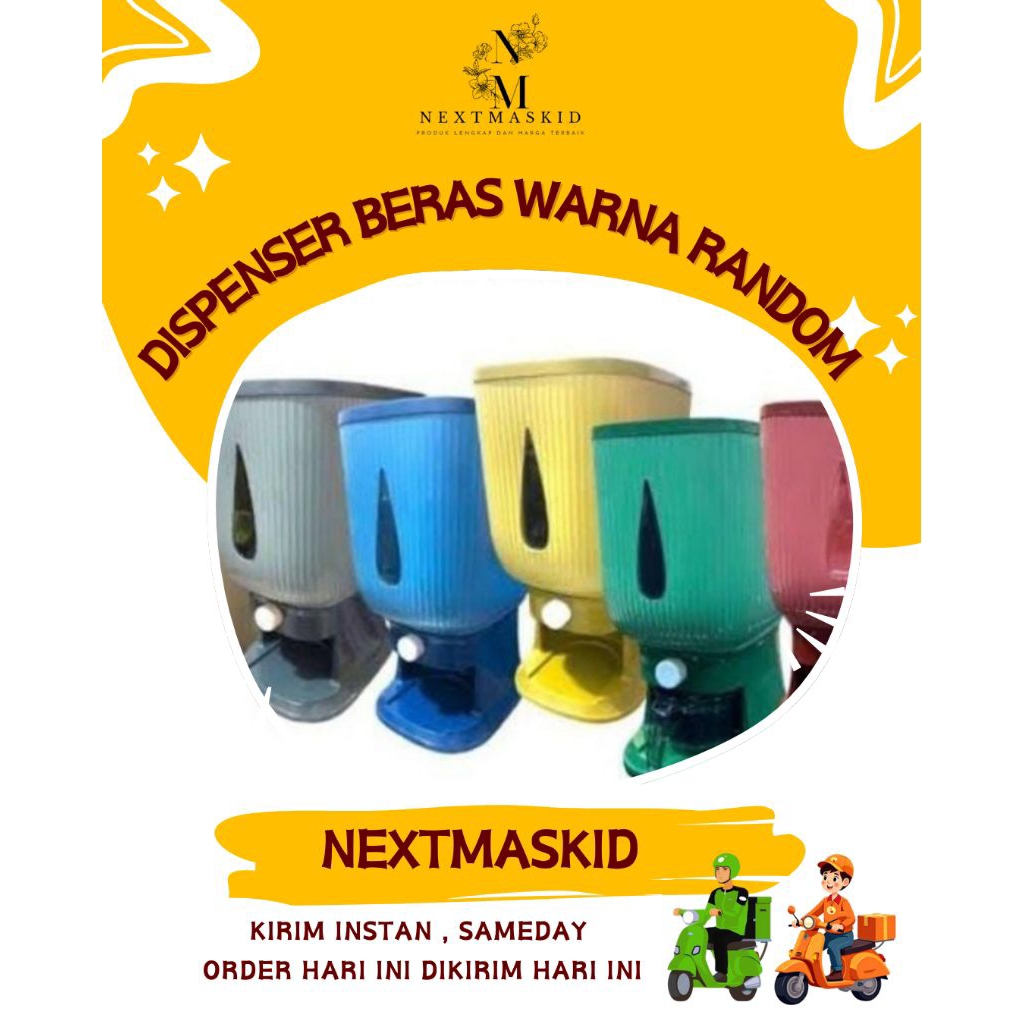 TEMPAT BERAS 5 KG / BOX BERAS / TEMPAT BERAS 10 KG