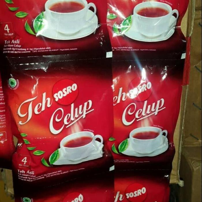 

Teh Celup Sosro 1 Renceng isi 10 Sachet Berat 8 Gram
