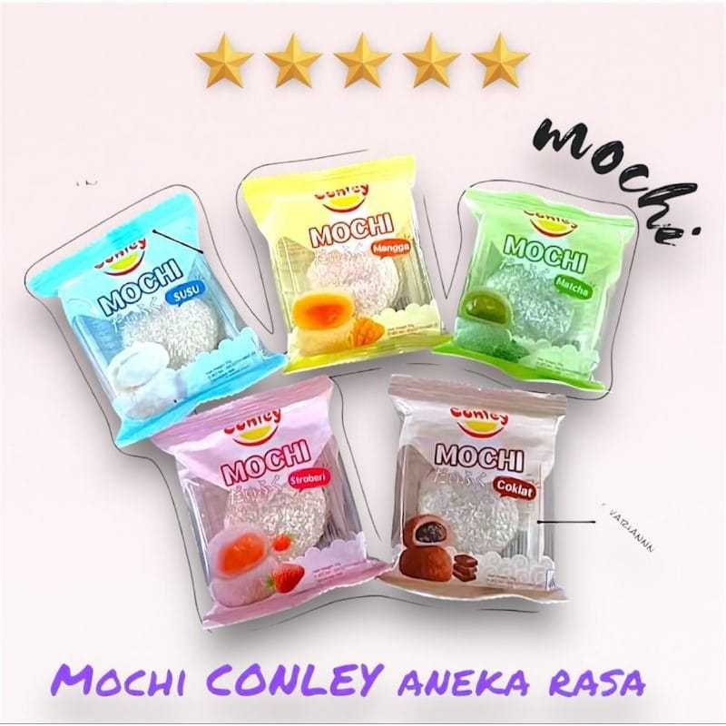 

Conley Mochi Viral PAKET 10 PCS (Cokelat / Strawberry / Matcha / Susu / Mangga