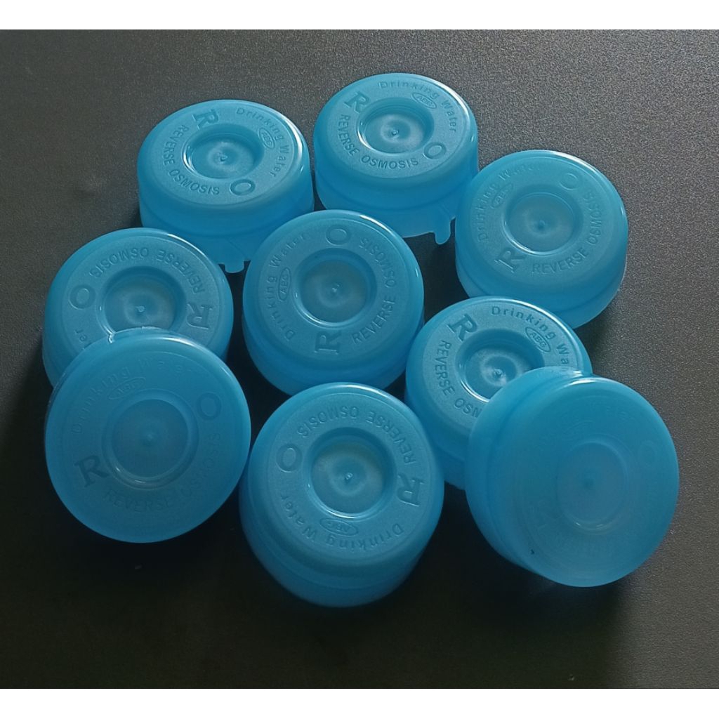 Tutup galon RO knop biru muda