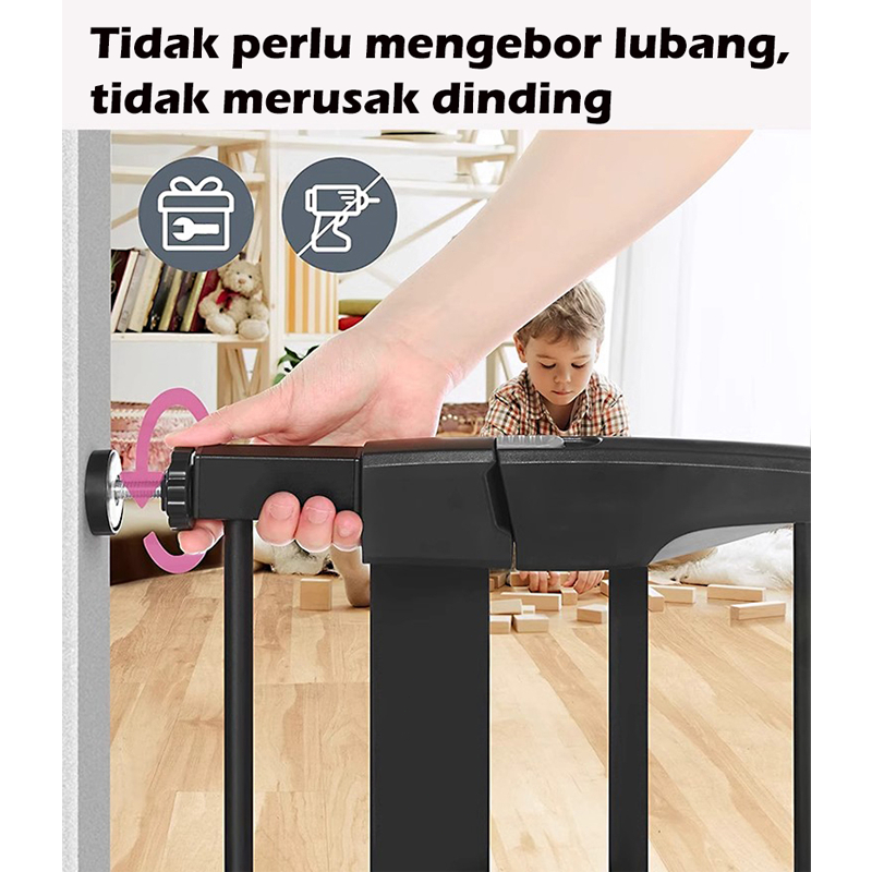 Baby Safety Gate Pagar Pintu Bayi Penghalang Pintu Bayi Pagar Tangga Bayi Pagar Pengaman Bayi Pintu