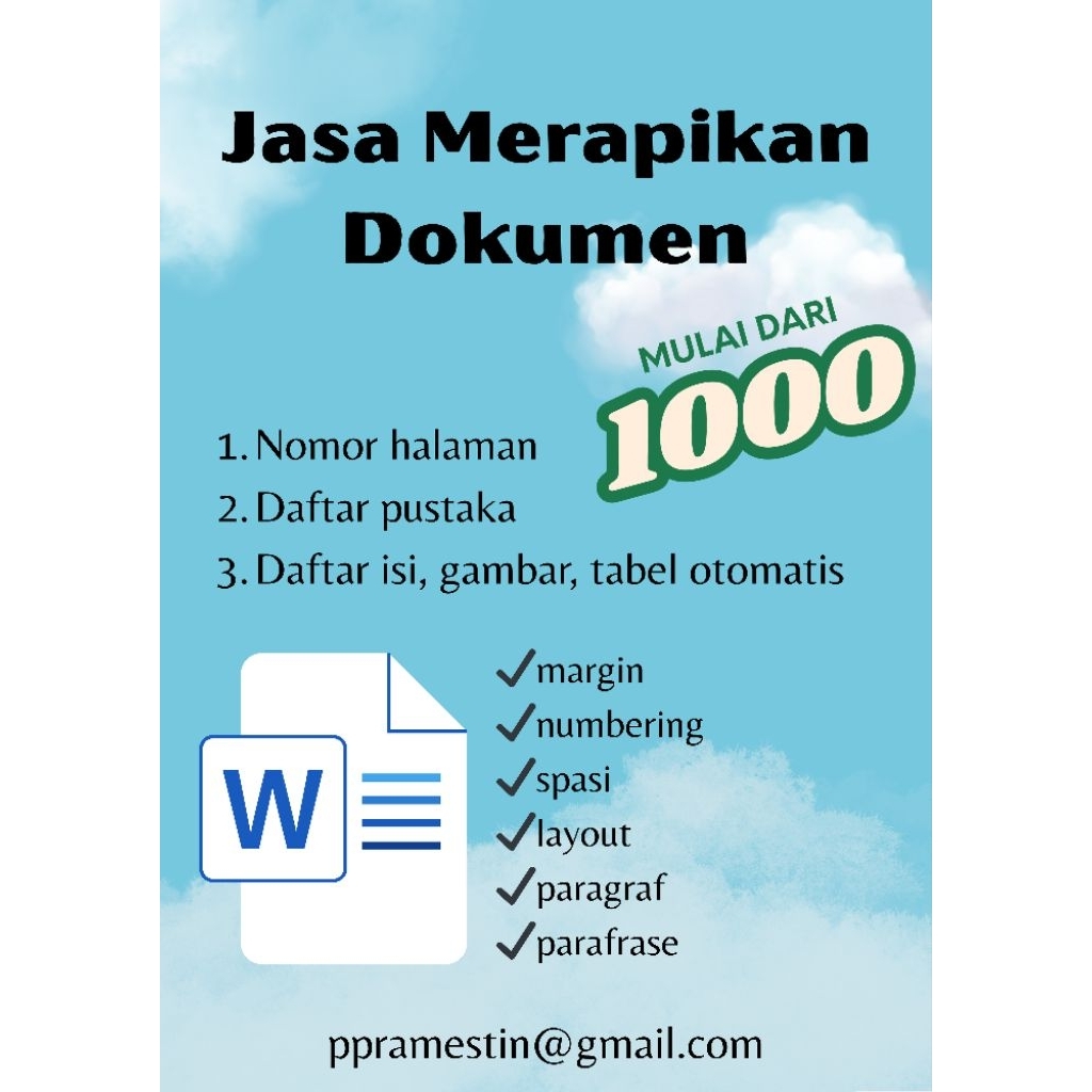 

Jasa Merapikan Dokumen