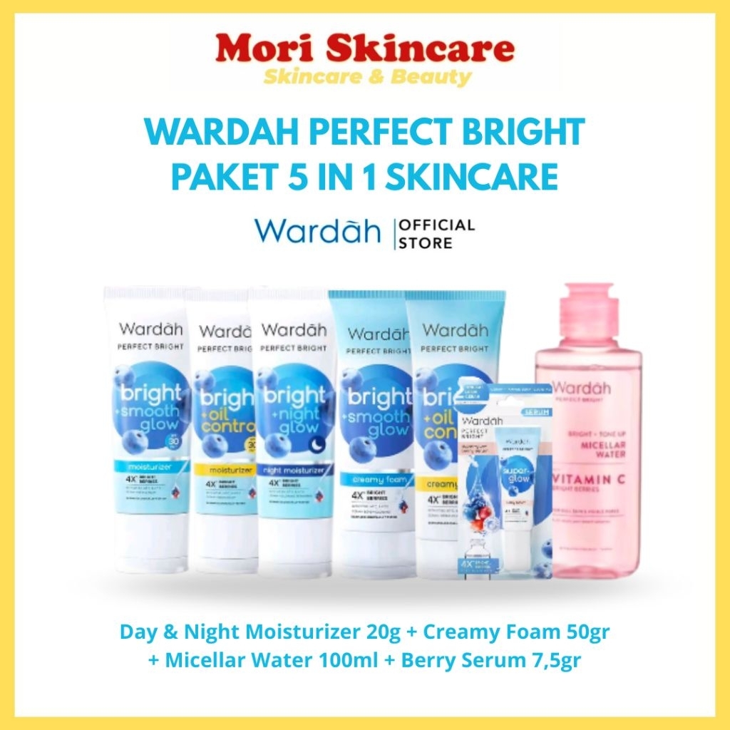 Wardah Perfect Bright Paket Lengkap 5IN1