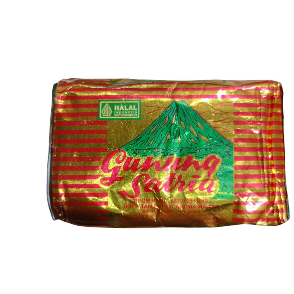 

Daun Teh Hitam Gunung Satria 40gr Teh Hitam Bubuk BOP Aroma Mawar Loose Leaf