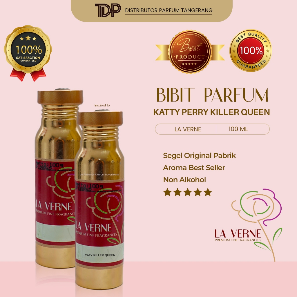 CATY KILLER QUEEN BY LAVERNE SEGEL PABRIK 100 ML BIBIT PARFUM.