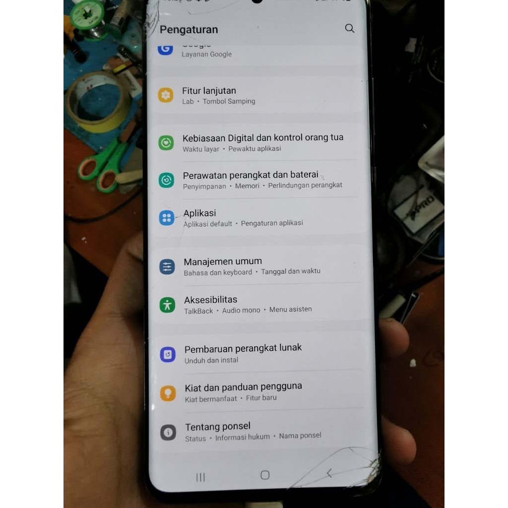 LCD SAMSUNG S20 ULTRA MINUS