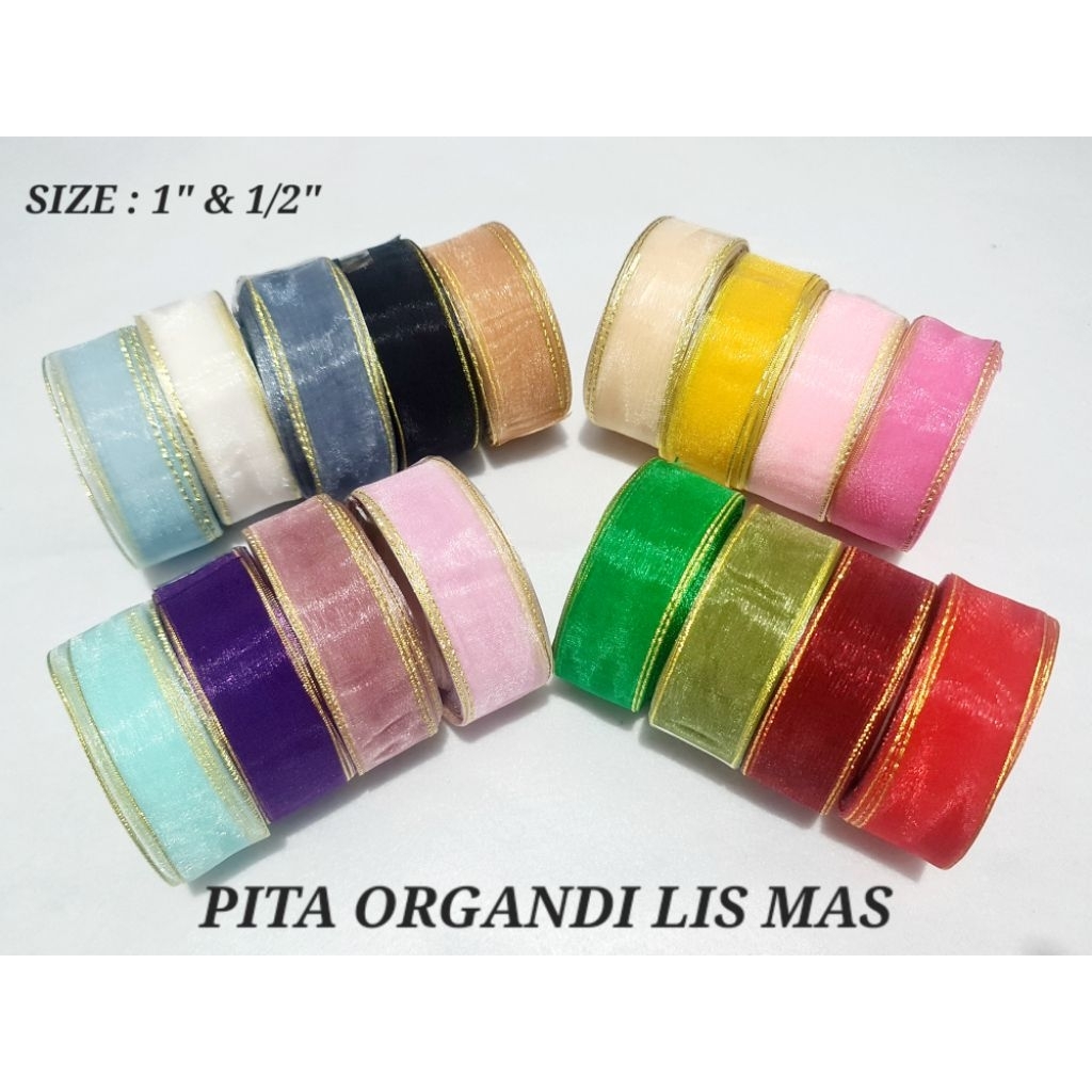 

[1 ROLL] PITA ORGANDI LIST 1 INCH