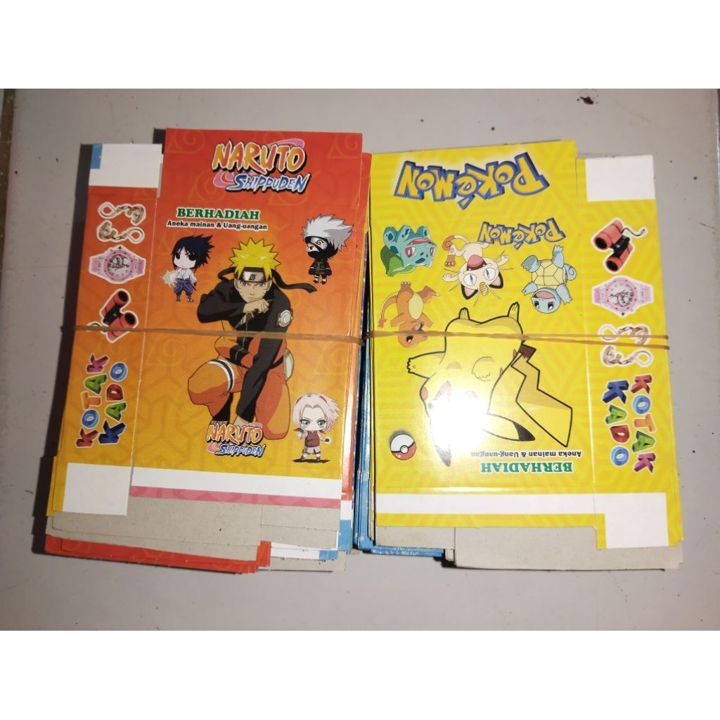 KOTAK KADO KADOAN SEDANG / KADO KADOAN KOSONG / KERTAS KADO KADOAN SEDANG ISI 100PCS / BOX KADO KADO