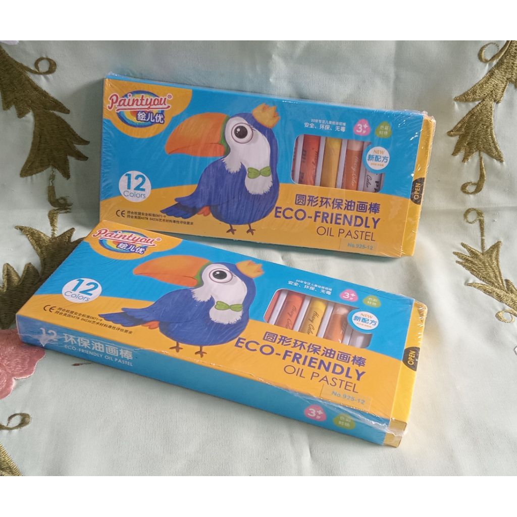 

Crayon oil pastel 12 warna | Crayon anak perlengkapan menggambar anak