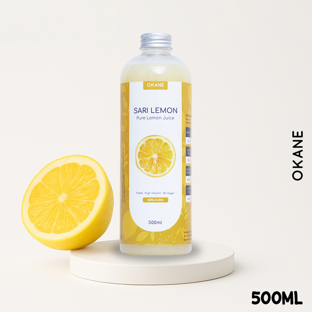 

Sari Lemon Murni Okane 500 ml Tanpa Campuran dan Pengawet