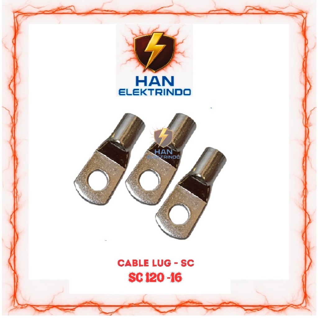 KABEL SKUN/SKUN CABLE SC 120 - 16 Sekun 120mm Baut M16 TEMBAGA ASLI