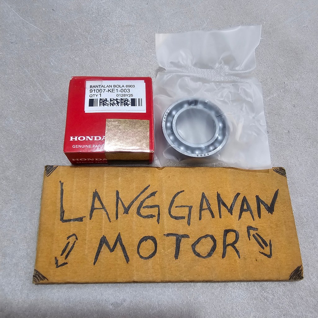 BEARING LAHAR LAHER STUT KOPLING ALL CB CBR 150 R SONIC SUPRA GTR CS1 6903 91007KE1003 ORI AHM