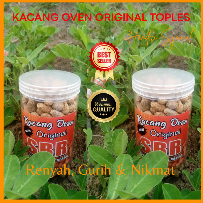 

Kacang Sangrai Oven Toples 300 gr | Kacang Kulit Gurih Renyah