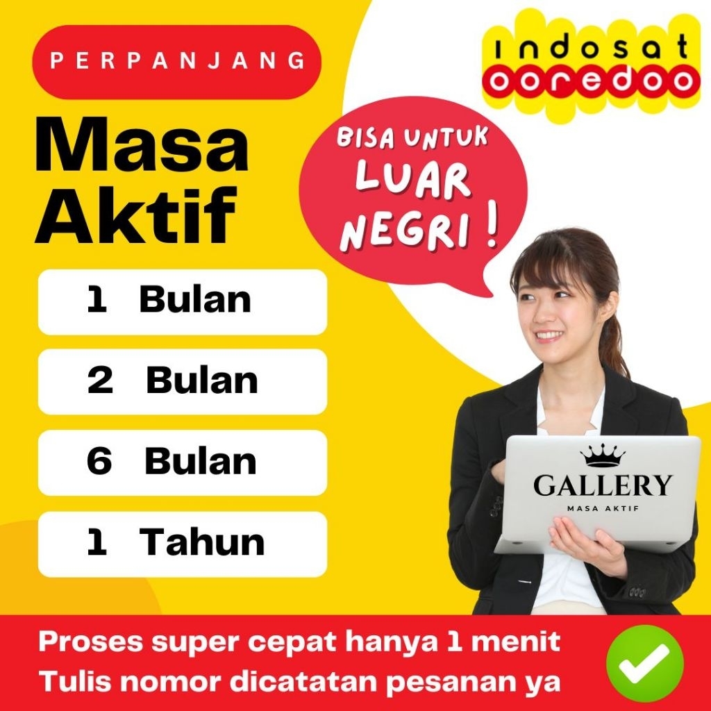 MASA AKTIF INDOSAT 1 TAHUN | MASA AKTIF INDOSAT IM3 1 TAHUN MURAH