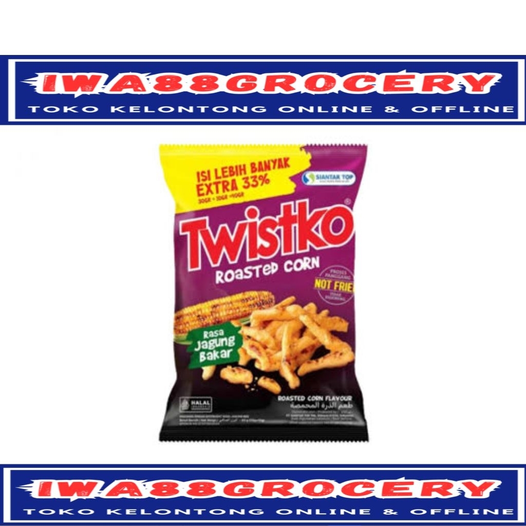 

Twistko snack rasa jagung bakar medium pack 30+10gr