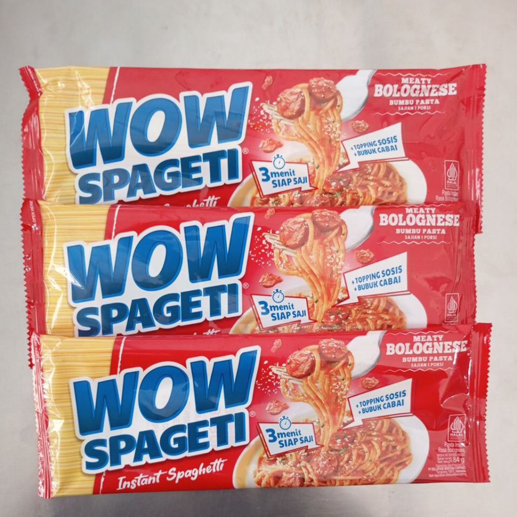 

WOW Spageti Meaty Bolognese 84g