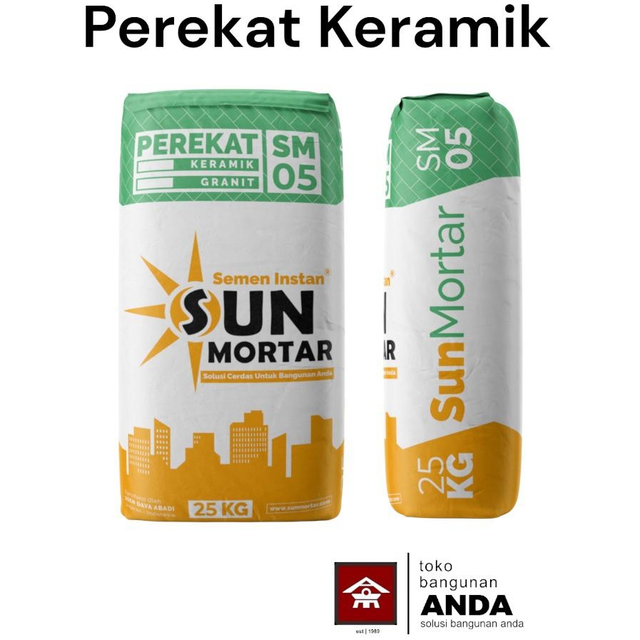 SEMEN PEREKAT KERAMIK GRANIT SUN MORTAR 05 / SM 05