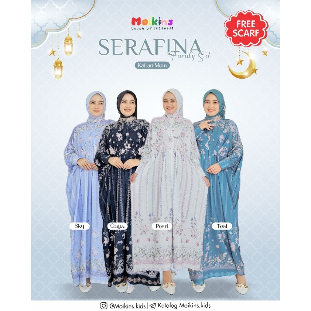 SERAFINA MOM (Dress & Kaftan) free scarf