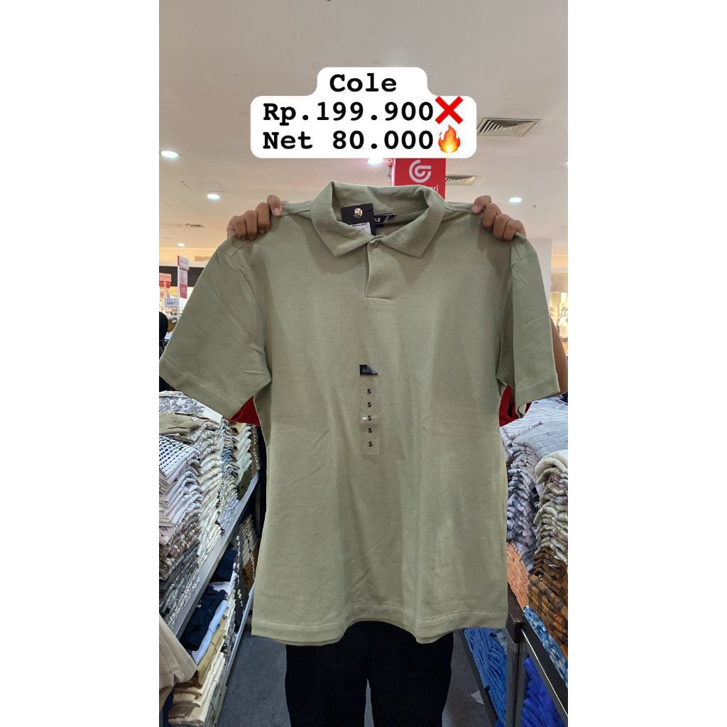Kaos Kerah Cole/ Wangky/Kaos Polo/COLE