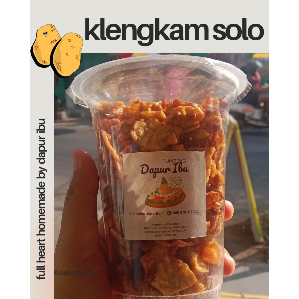 

Kering Tempe (Klengkam) Solo Package Cup Ekonomis