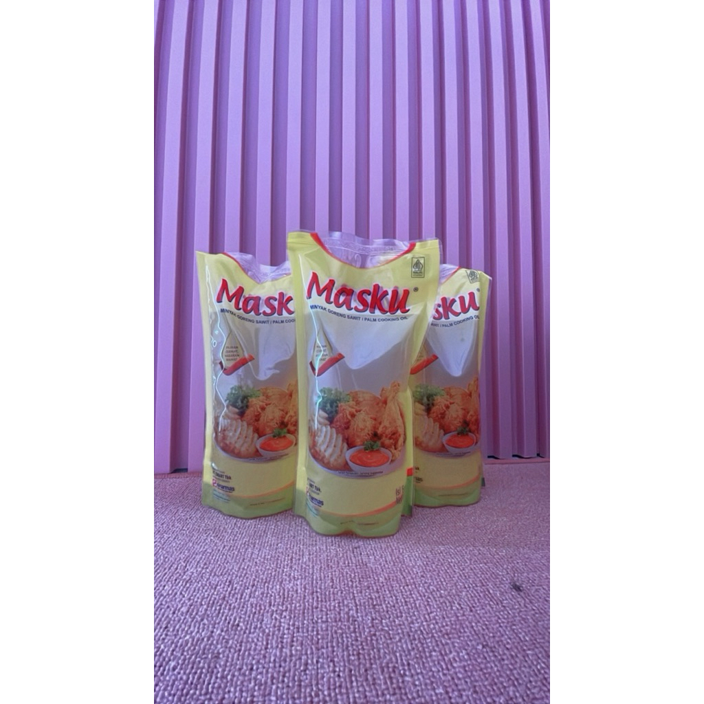 

Masku Minyak Goreng Sawit 1L Pouch | Minyak Goreng Literan Vitamin A Halal Murah