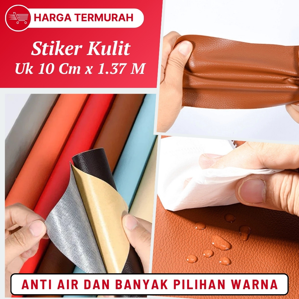 Stiker Kulit Sticker Cover Jok Kulit Stiker Kulit Sofa Sticker Kursi Kulit Cover Leather Waterproff