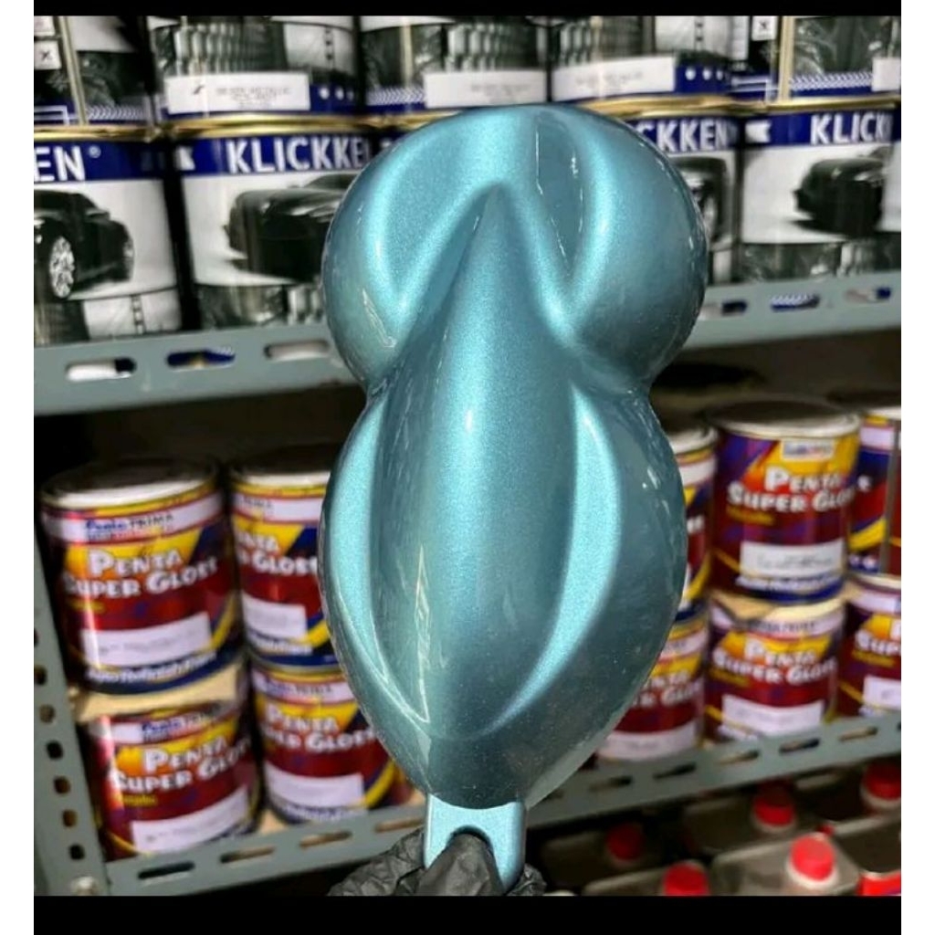 Cat Aqua Green Metalic pu/Cat Hijau Metalic 500ml