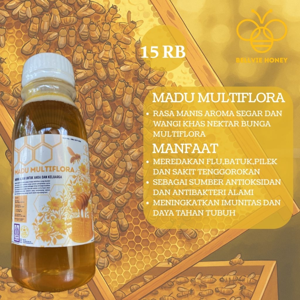 

BHONEY 100% MADU MURNI TANPA CAMPURAN DAN TAMBAHAN APAPUN MURNI ASLI ALAMI GARANSI DUNIA AKHIRAT