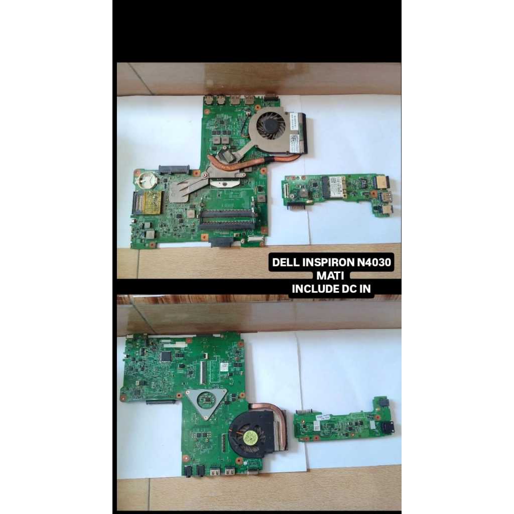 MAINBOARD/MOBO BAHAN LAPTOP DELL INSPIRON N4030,INSPIRON N4050,INSPIRON 431 KONDISI MATOT NON SOKET 
