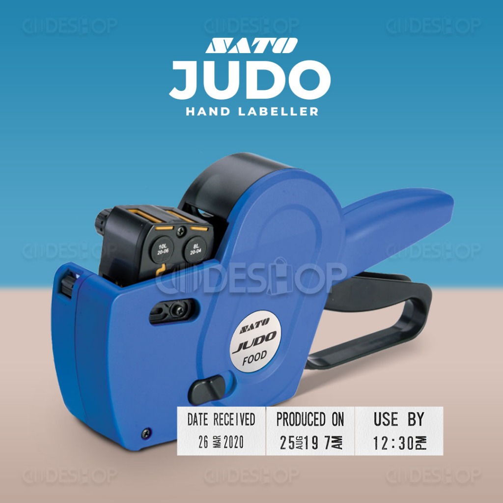 

Hand Labeller SATO JUDO-22 2 Line Alat Mesin Label Harga Handlabel Tembak Angka Huruf
