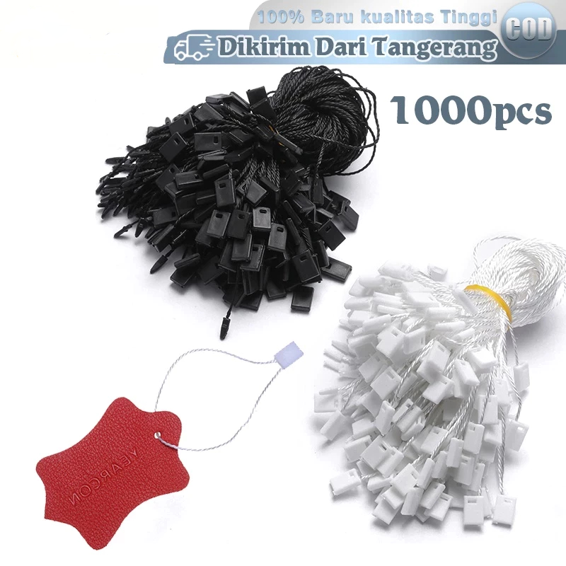 

1000pcs Tali Hang Tag Nylon/Tali Label Pakaian/Hang Tag Rope/Tali Hangtag Bahan Benang