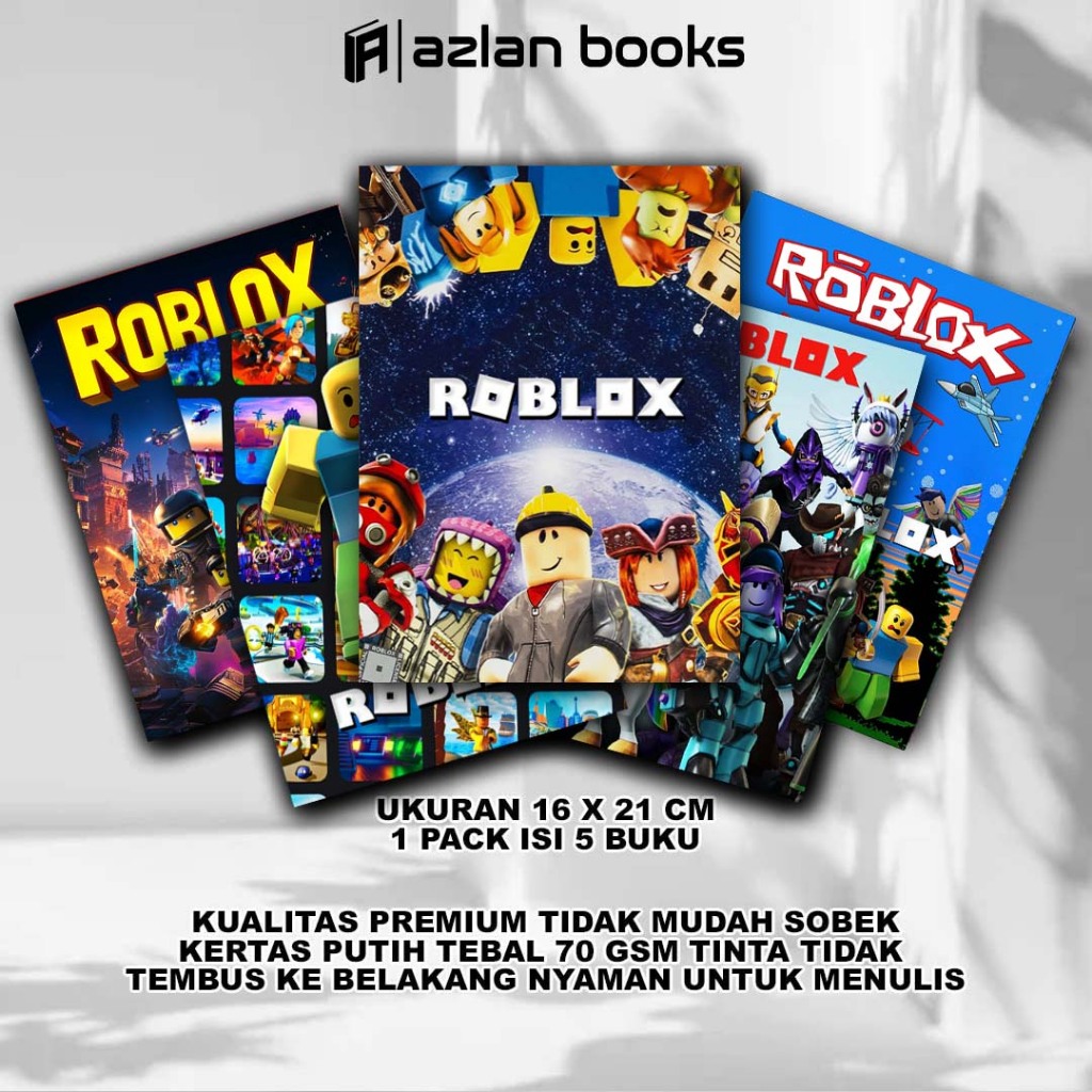 

Buku Tulis Sekolah Custom Tema ROBLOX Bergaris 38 Lembar 1 Pak Isi 5 Buku / Buku Tulis Anime / Buku Aesthetic / Buku Catatan / Sidu #3