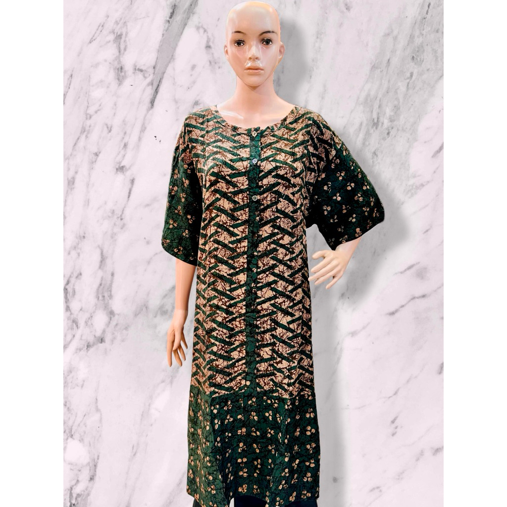 DASTER KLOK JUMBO ROSALIA PENDEK KANCING BUSUI MERK BATIK SAMMY