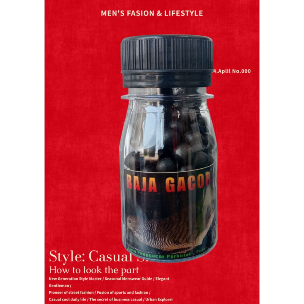 Jamu Herbal Perkutut RAJA GACOR ISI 100 BUTIR pil penggacor perkutut lokal dan bangkok