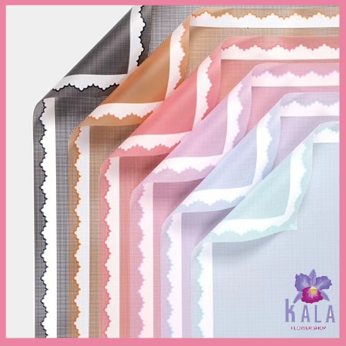 

Kertas Buket Bunga Motif Renda Cellophane Flower Wrapping Paper KB6033