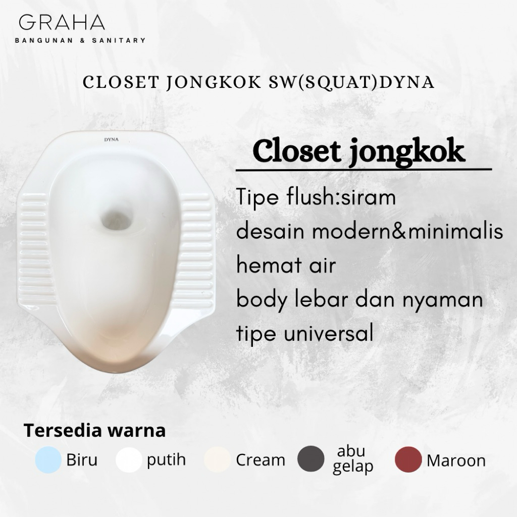 Closet Jongkok SW(Squat)DYNA