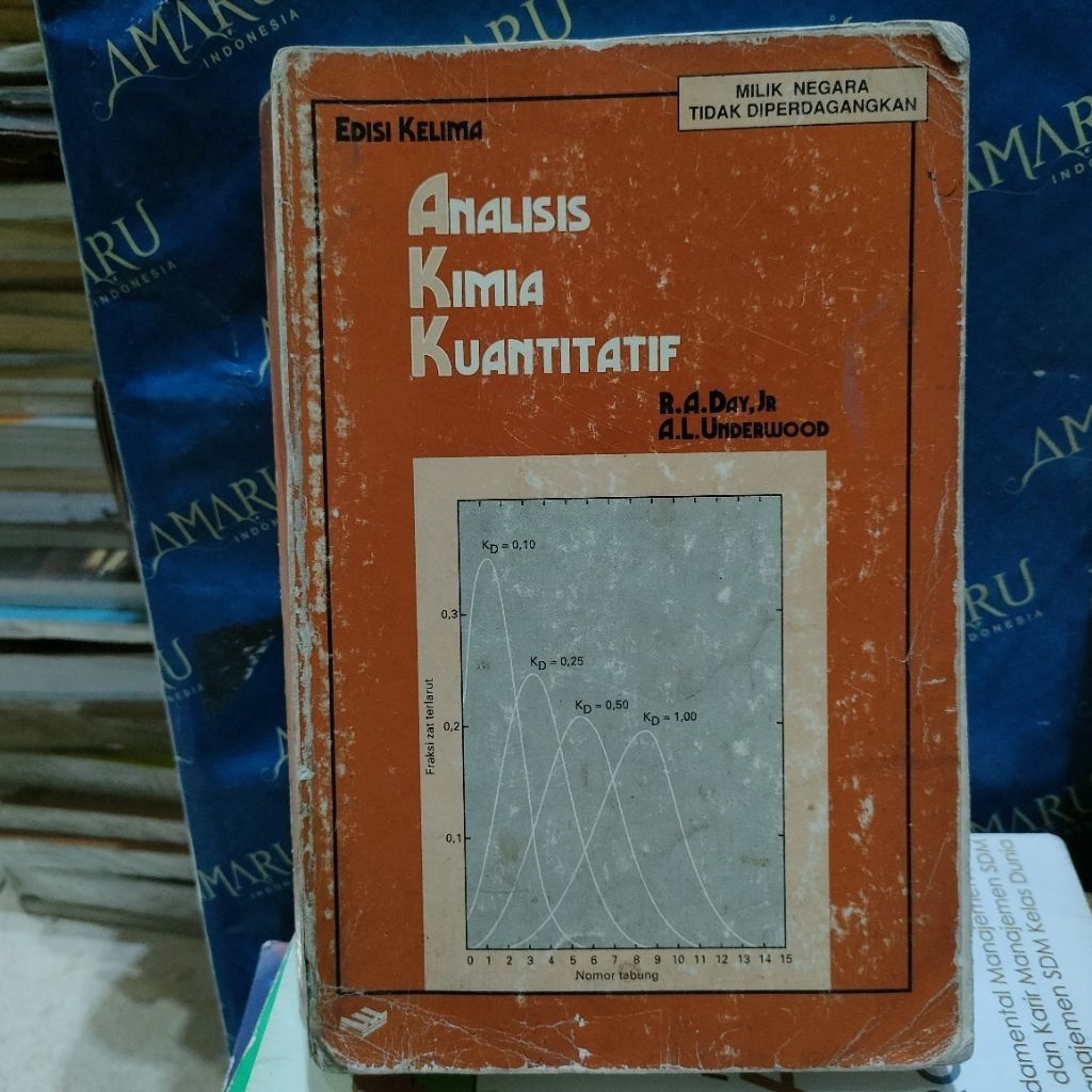 ORIGINAL BUKU ANALISIS KIMIA KUANTITATIF EDISI KELIMA RA DAY  JR