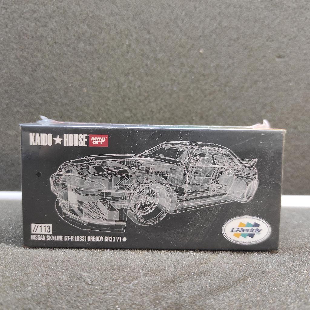 MINI GT KAIDO HOUSE 113 NISSAN SKYLINE GT-R R33 GREDDY