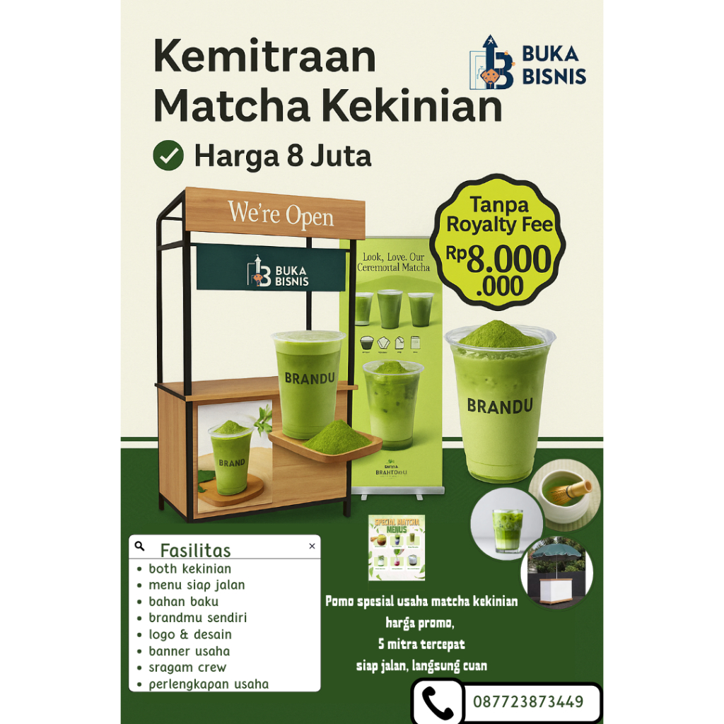 

Paket Usaha Matcha Kekinian